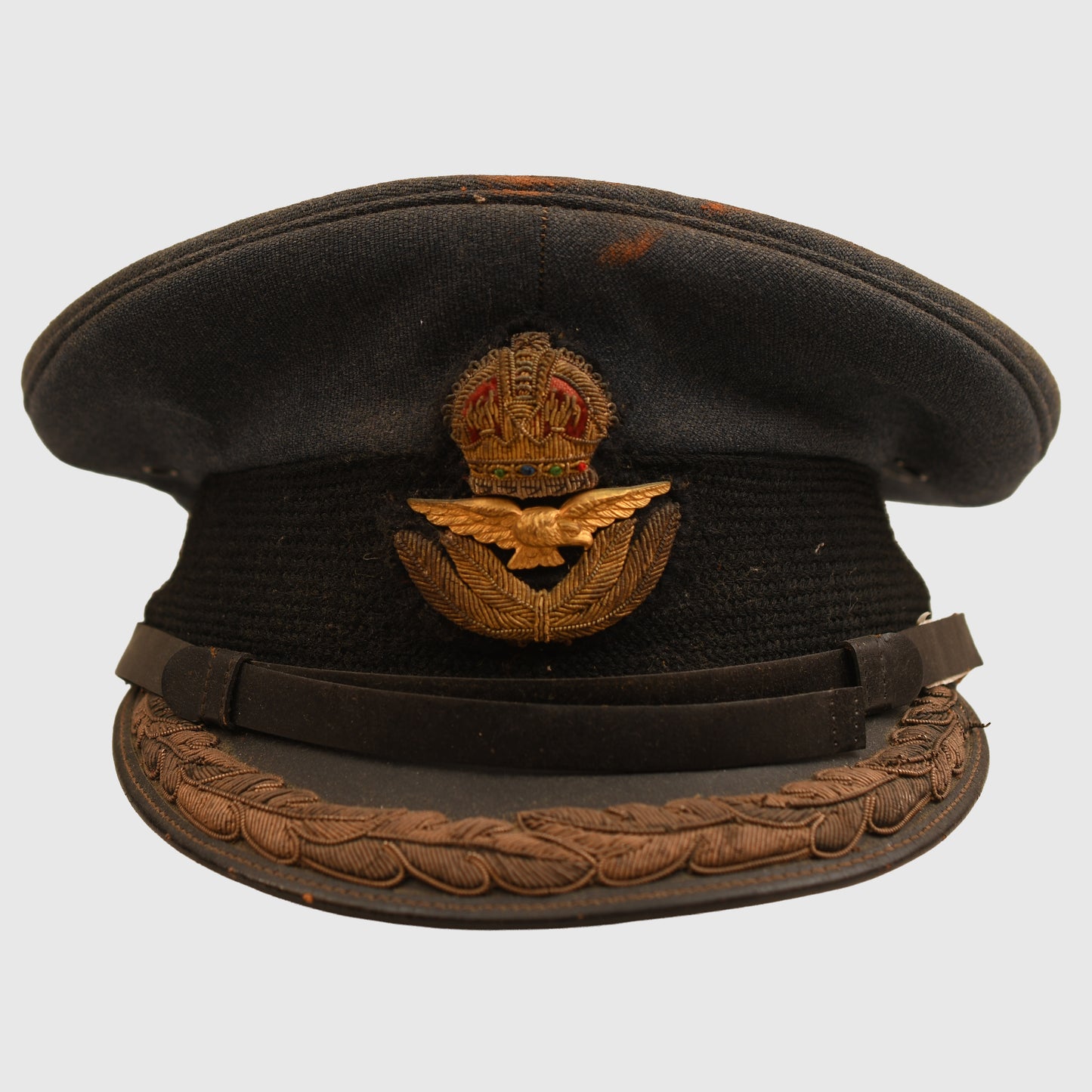 BRITISH WWII RAF GROUP CAPTAIN AND ABOVE VISOR CAP