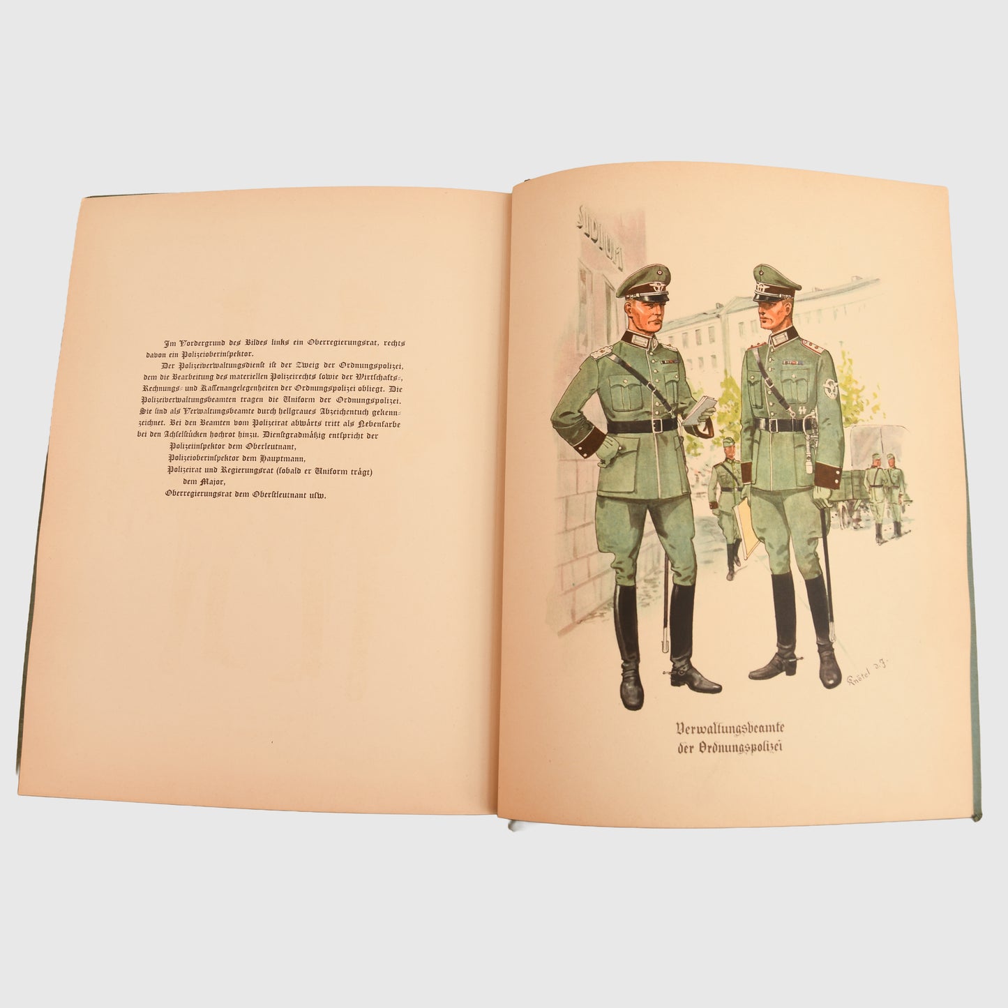 German WWII Ordnungs Polizei Artwork