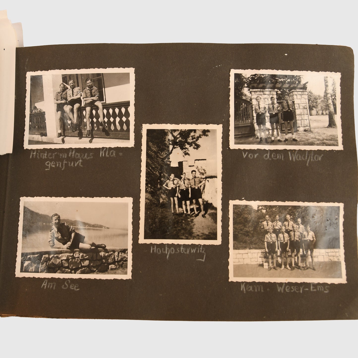 German WWII Hitler Youth Photograph Album