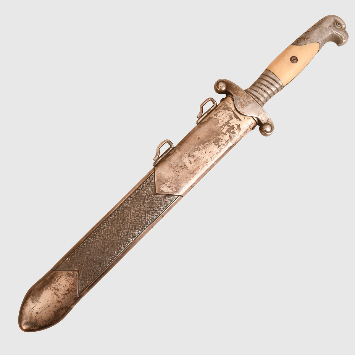 GERMAN WWII RAD OFFICERS DISPLAY PIECE