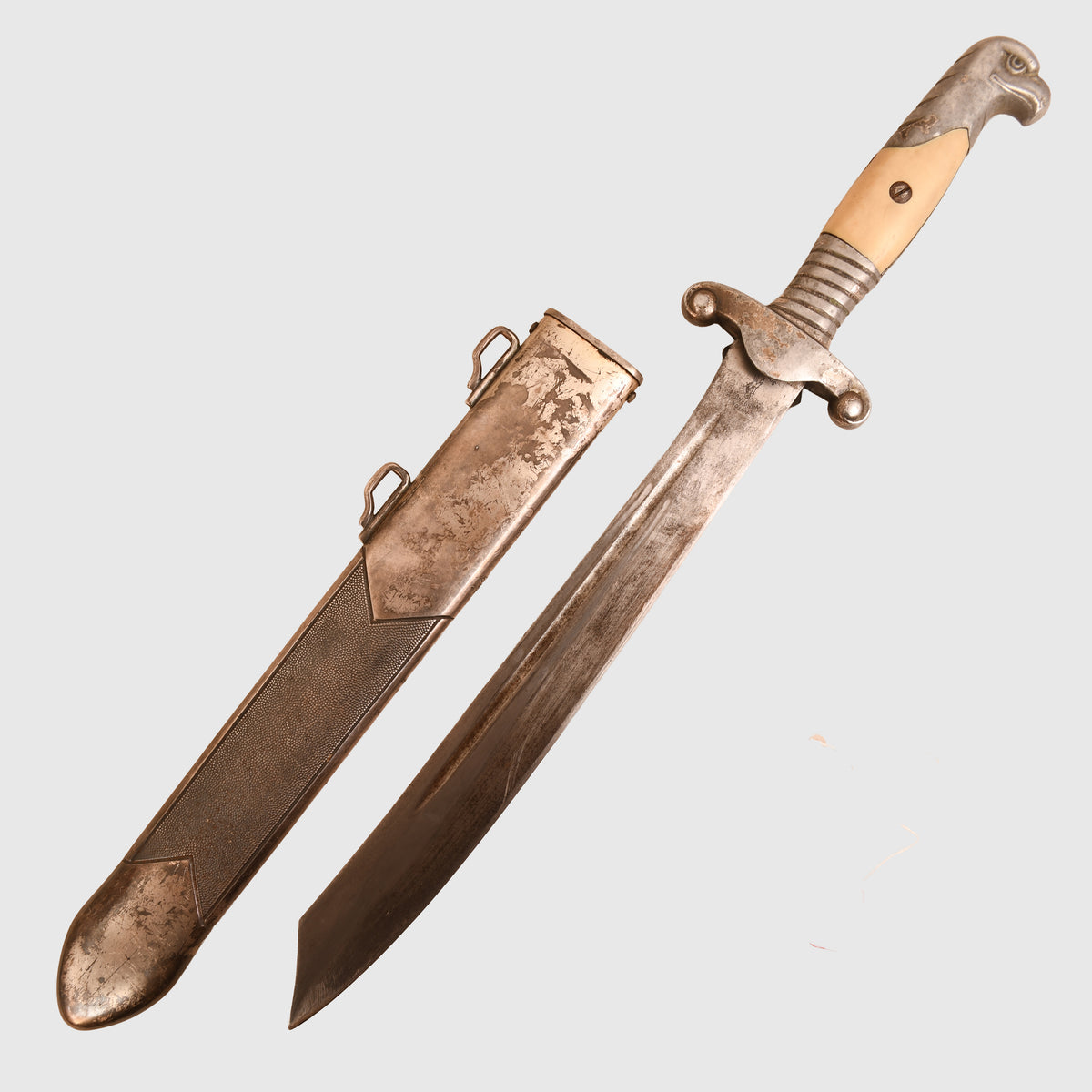 GERMAN WWII RAD OFFICERS DISPLAY PIECE