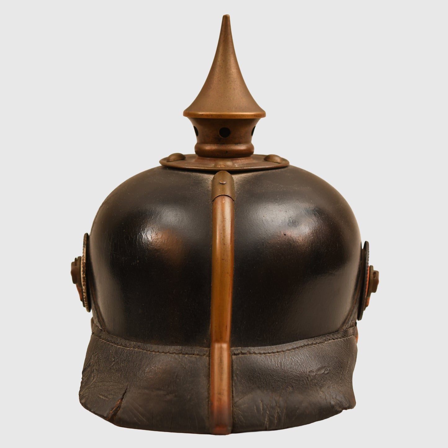 GERMAN WWI SAXON BATTLEFIELD PICK-UP PICKELHAUBE