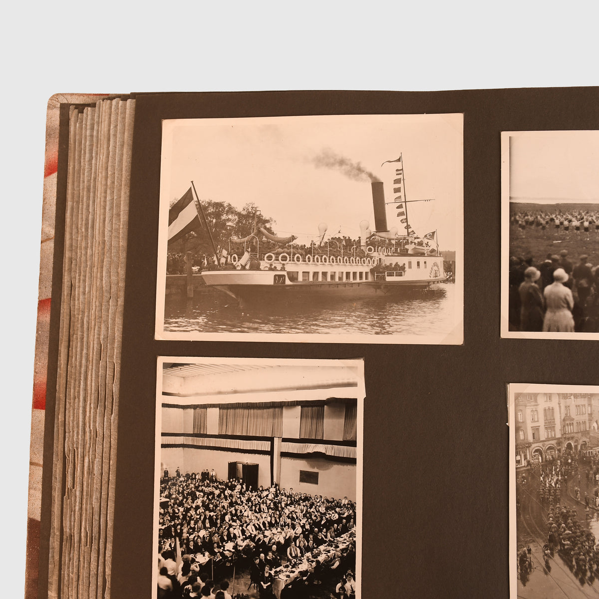 GERMAN WWII STALHELM PHOTOGRAPH ALBUM