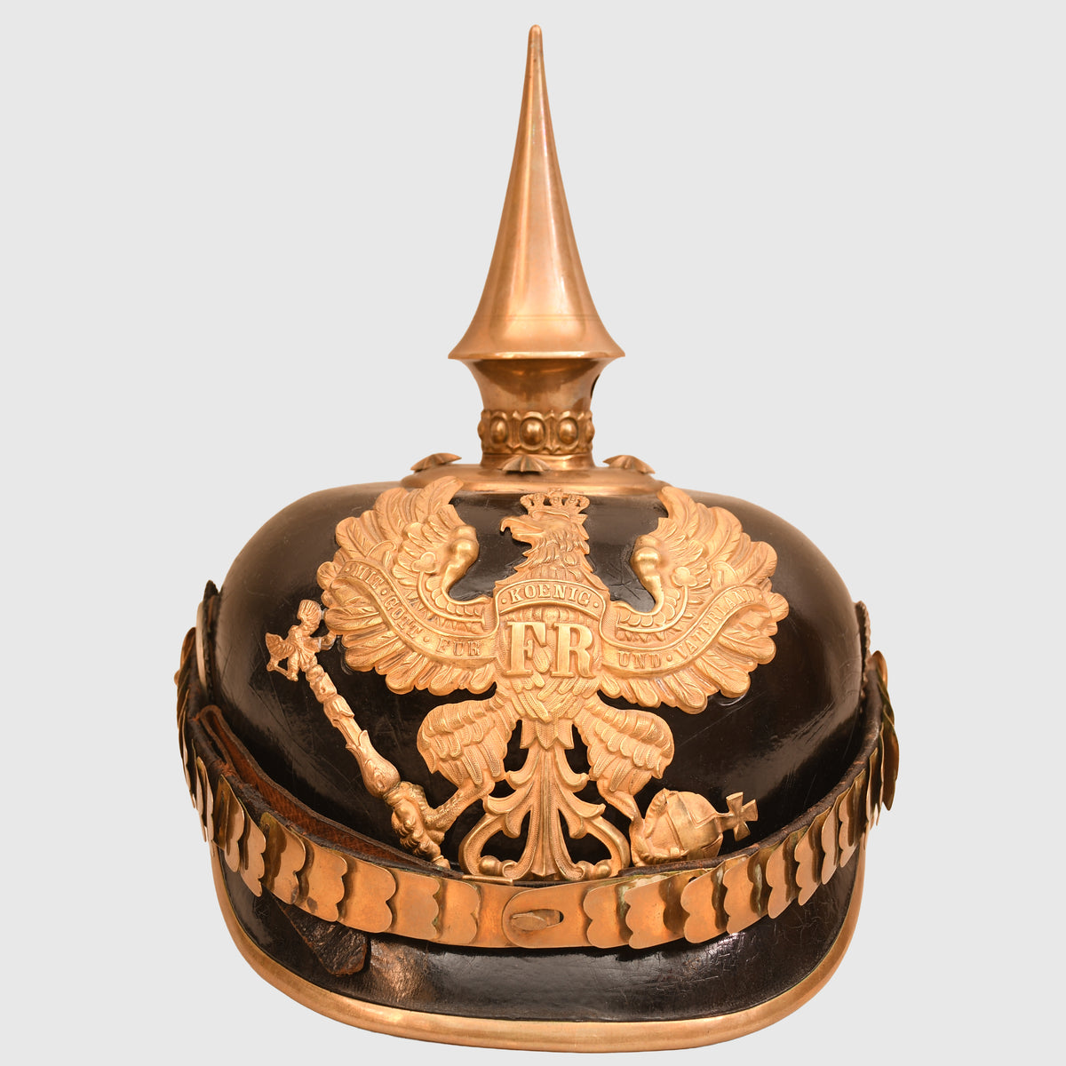GERMAN WWI HANSEATIC PRUSSIAN OFFICERS PICKELHAUBE