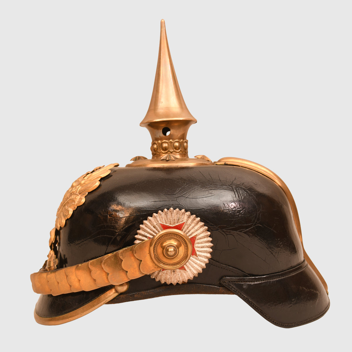GERMAN WWI HANSEATIC PRUSSIAN OFFICERS PICKELHAUBE