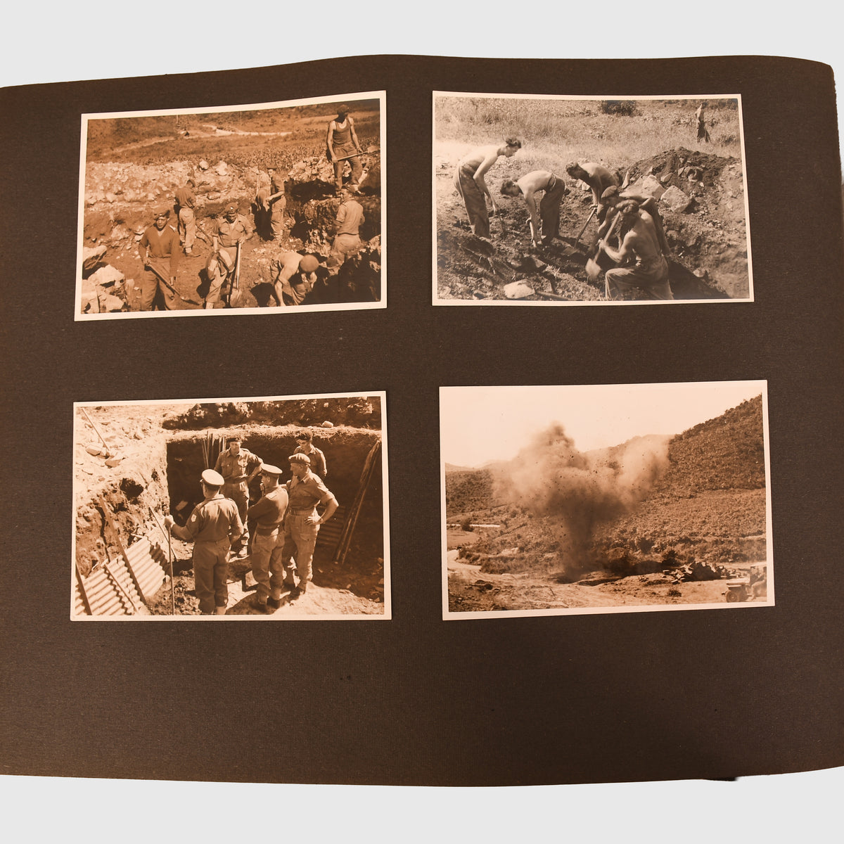 BRITISH POST WWII KOREAN WAR PHOTOGRAPH ALBUM