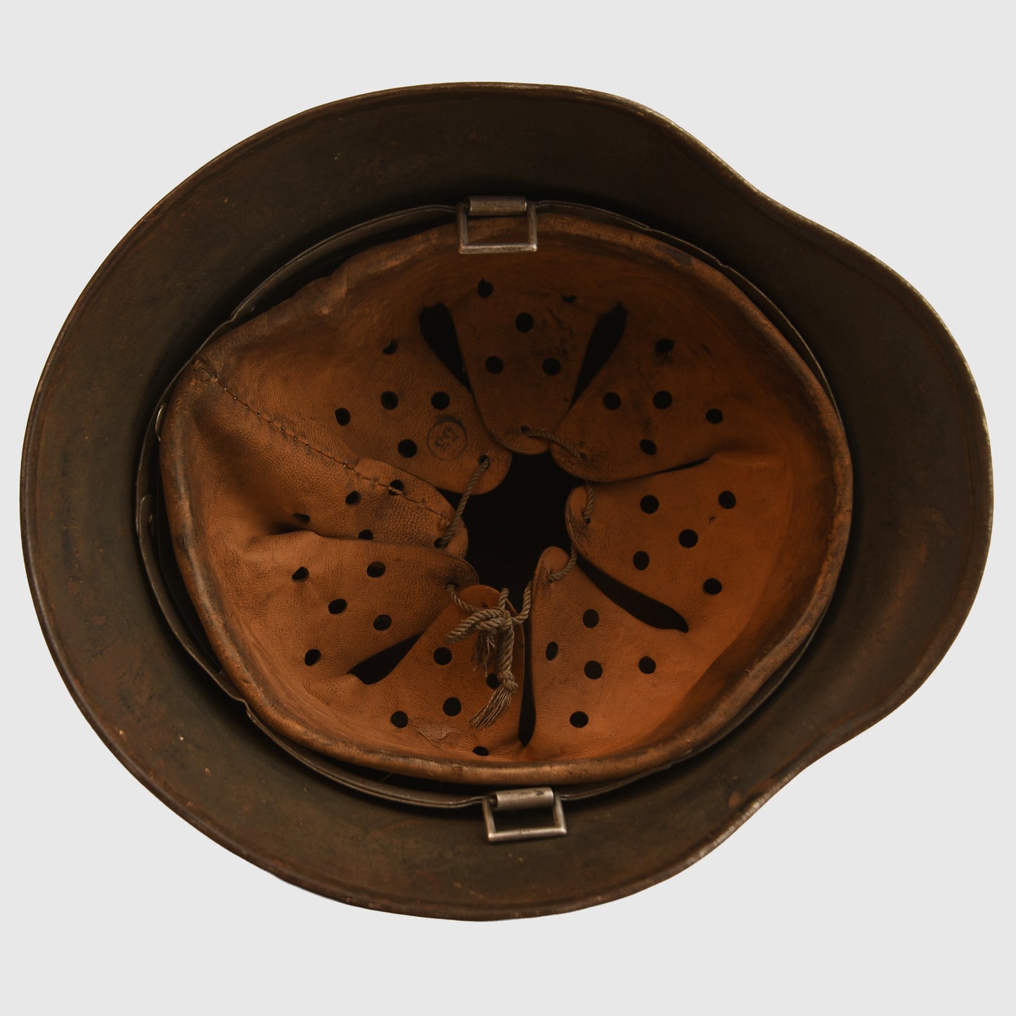 German WWII M35 Single Decal Combat Helmet