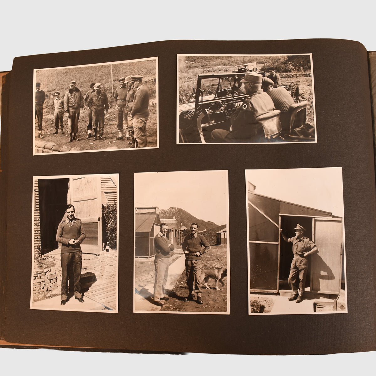 BRITISH POST WWII KOREAN WAR PHOTOGRAPH ALBUM