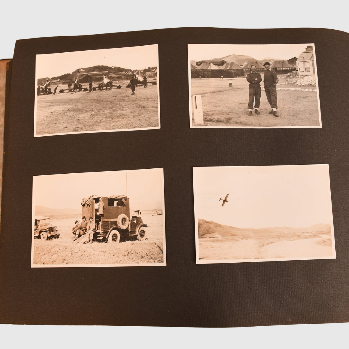 BRITISH POST WWII KOREAN WAR PHOTOGRAPH ALBUM