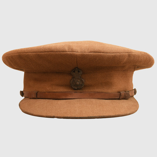 British WWI Yorkshire Hussars Officers Visor Cap