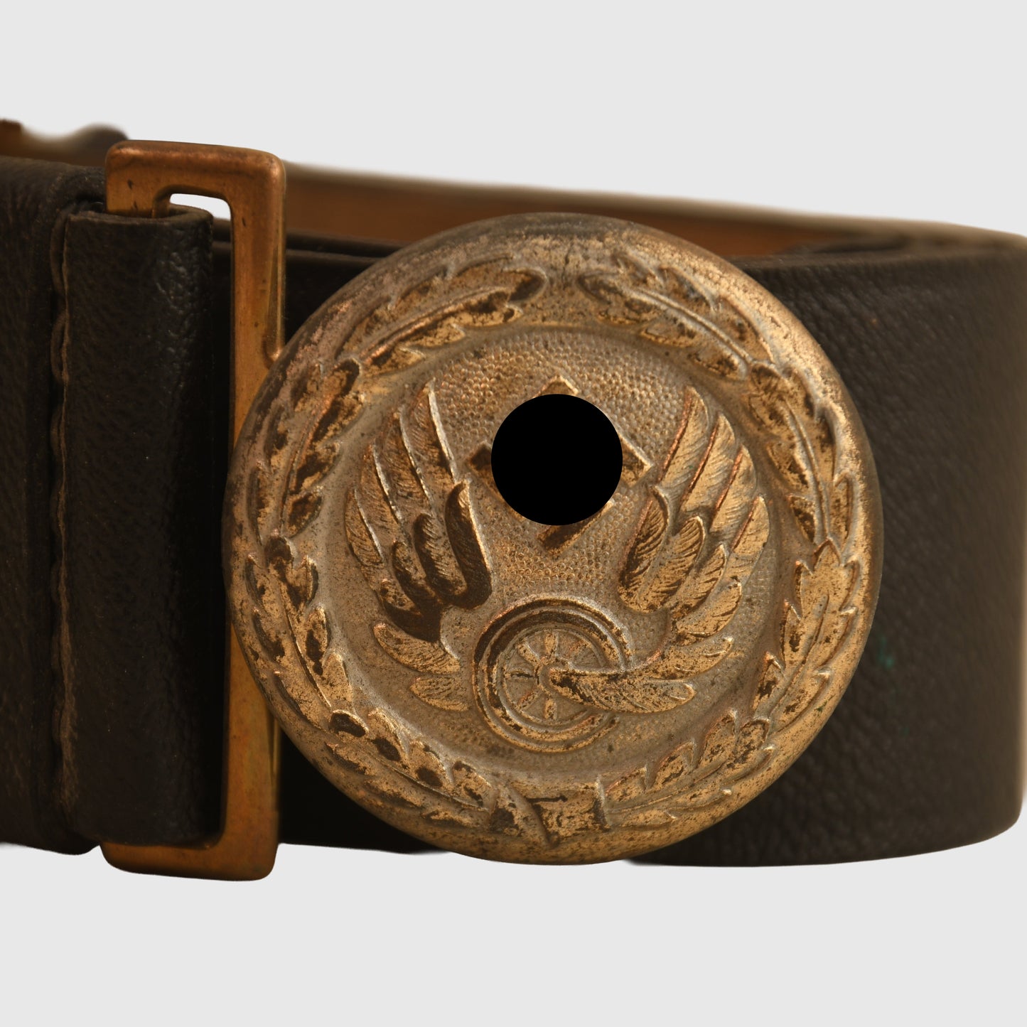 German WWII Bahnschutz Railway Officials Belt and Buckle