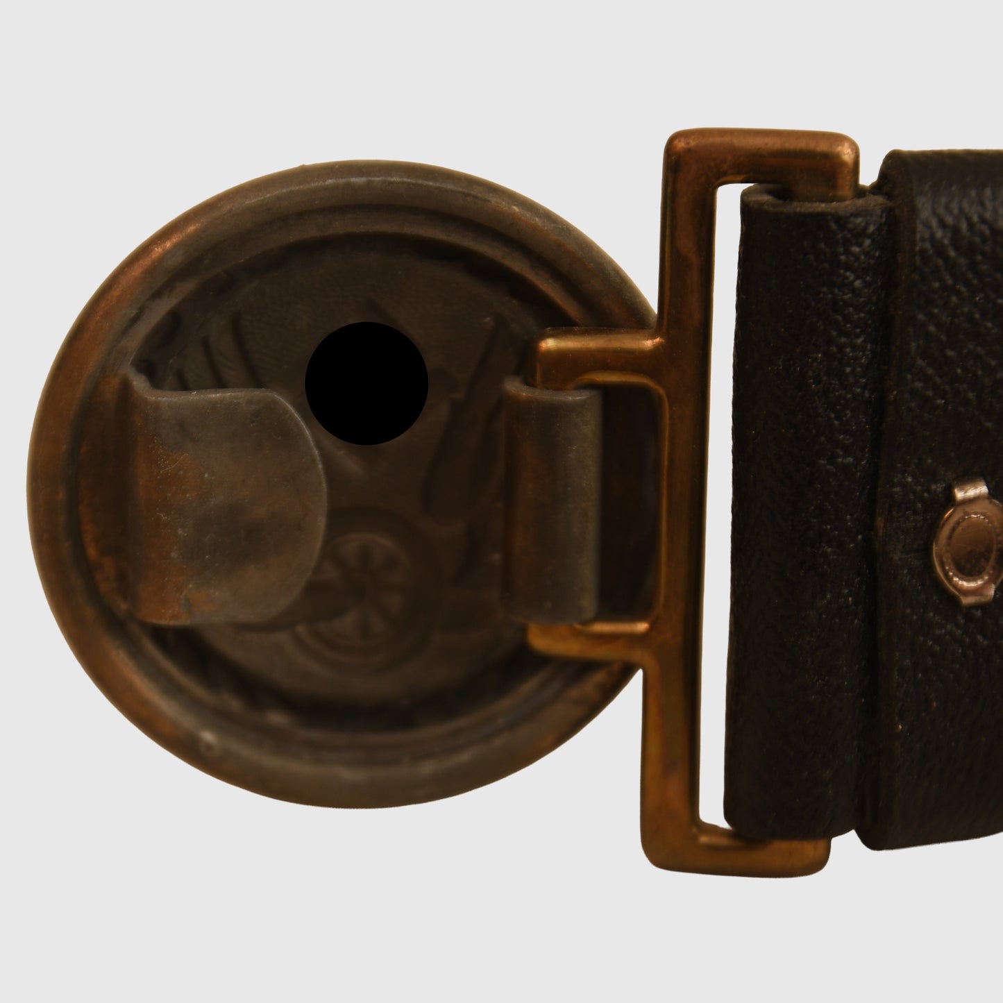 German WWII Bahnschutz Railway Officials Belt and Buckle