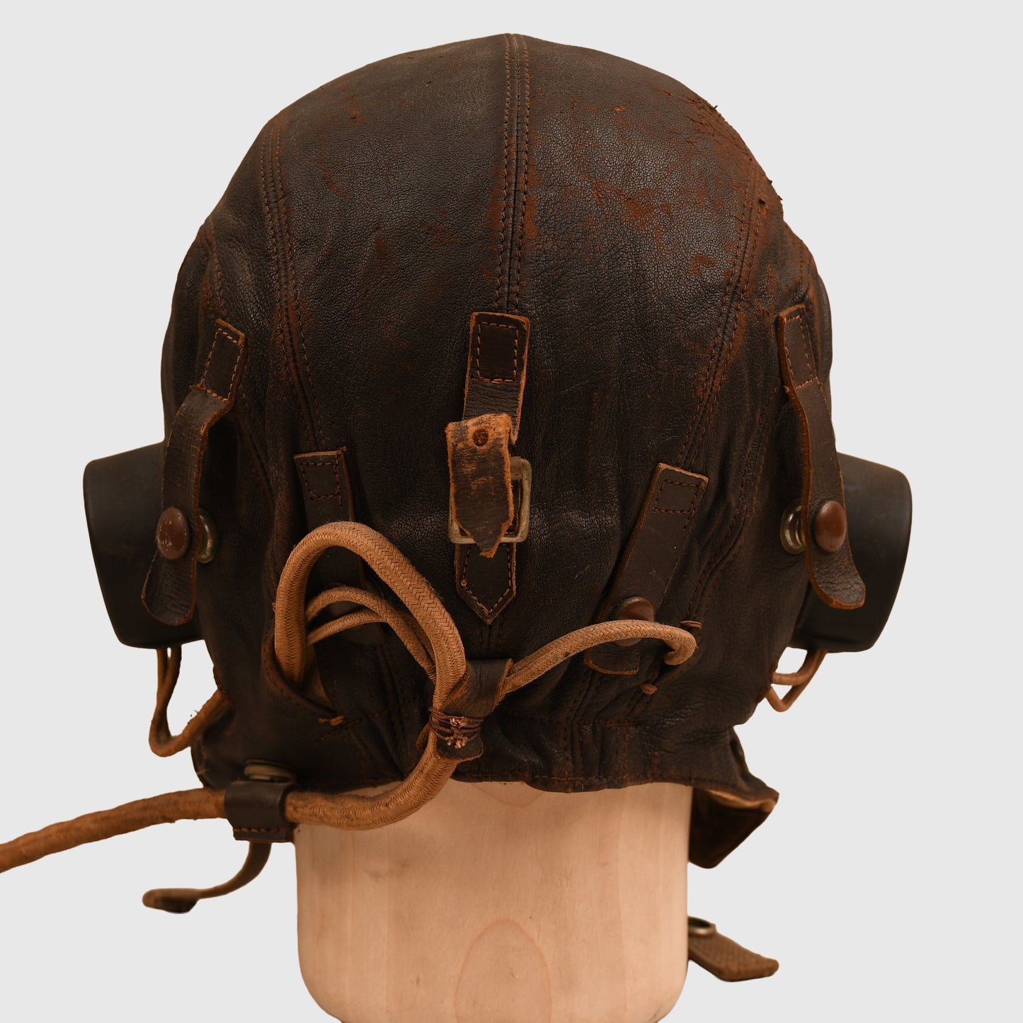 BRITISH WWII RAF C TYPE FLYING HELMET