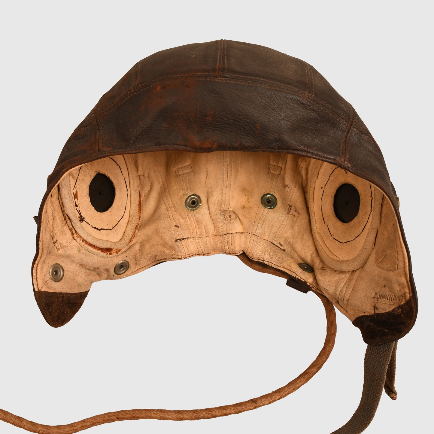 BRITISH WWII RAF C TYPE FLYING HELMET