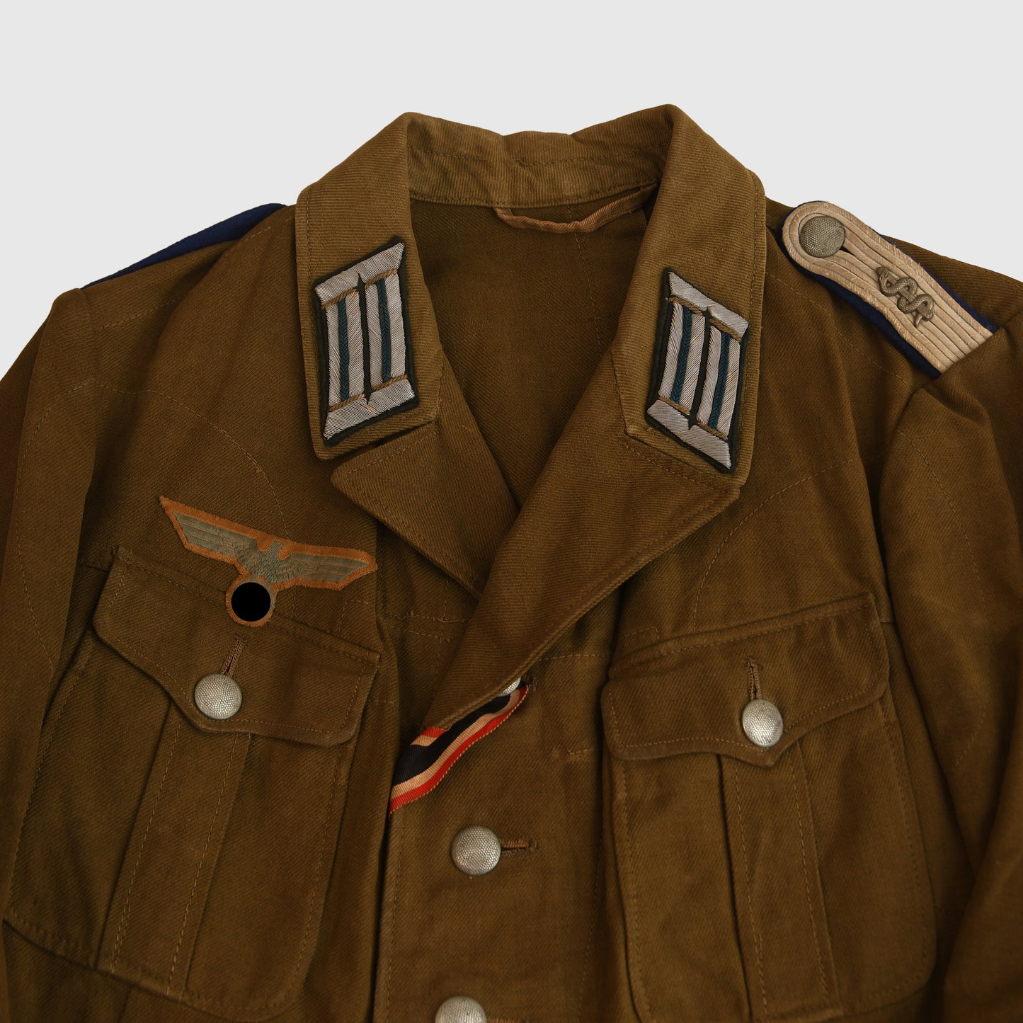 German WWII Afrikakorps Army Medical Officer's Tunic