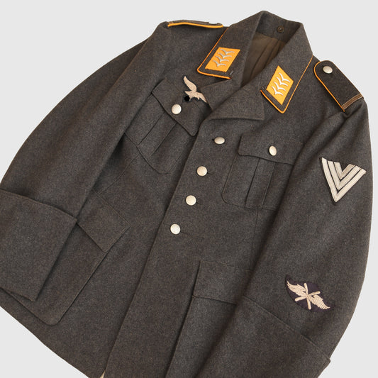 German WWII Luftwaffe Hauptgefreiter Four Pocket Tunic