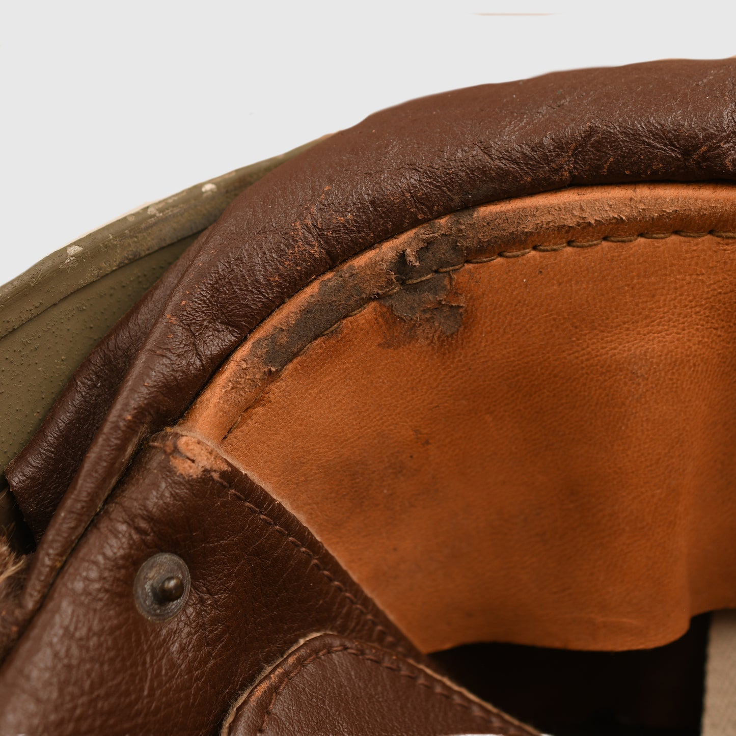 BRITISH WWII DISPATCH RIDERS 1942 DATED MINT CONDITION HELMET