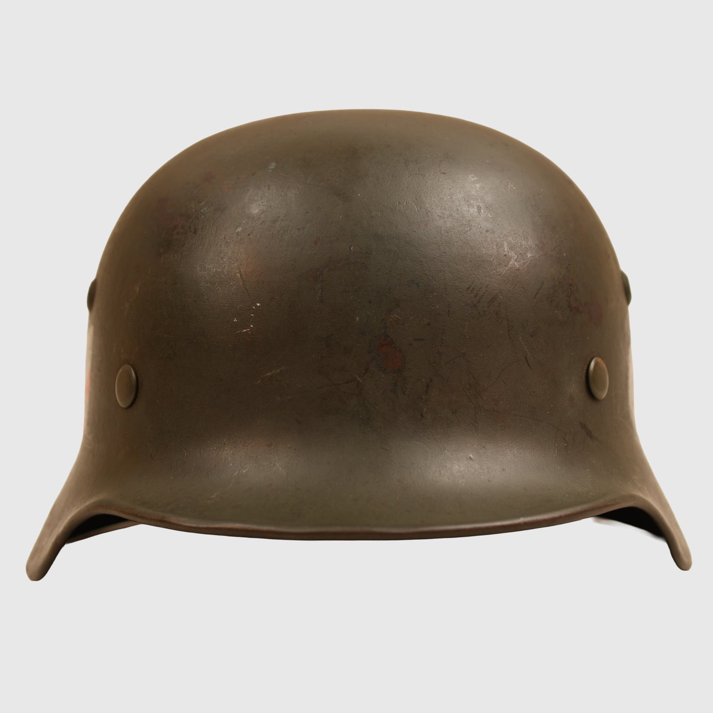 GERMAN WWII ARMY M.35 DOUBLE DECAL COMBAT HELMET