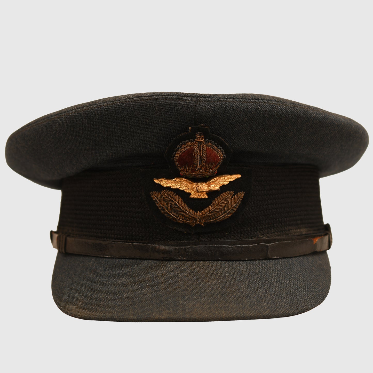 BRITISH WWII RAF OFFICERS VISOR CAP