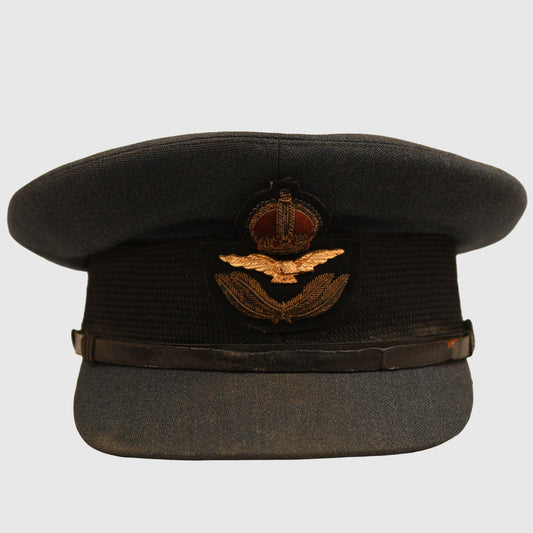 BRITISH WWII RAF OFFICERS VISOR CAP