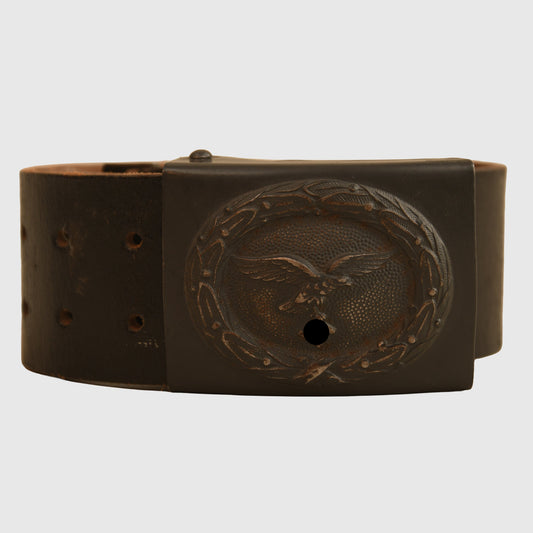 German WWII Luftwaffe Late War Belt and Buckle