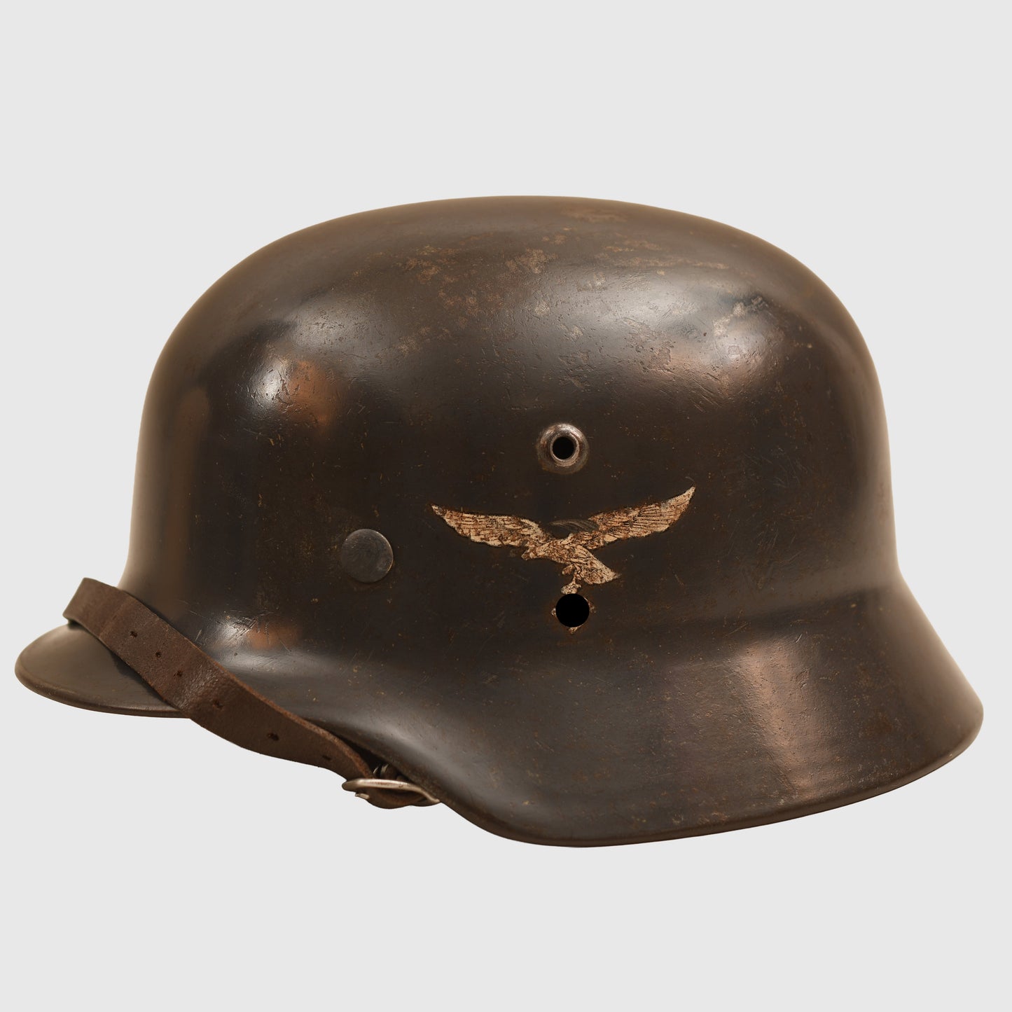 GERMAN WWII LUFTWAFFE M.35 SINGLE OR DOUBLE DECAL COMBAT HELMET