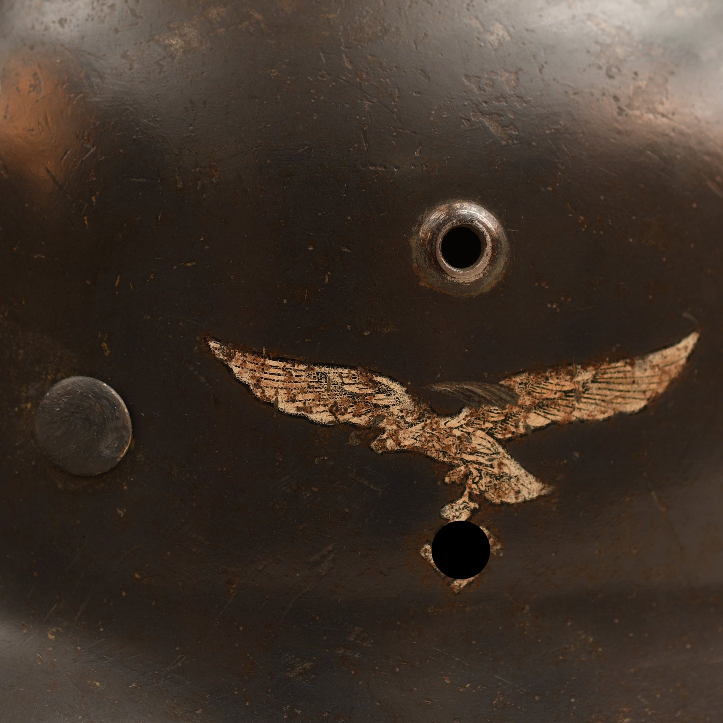 GERMAN WWII LUFTWAFFE M.35 SINGLE OR DOUBLE DECAL COMBAT HELMET