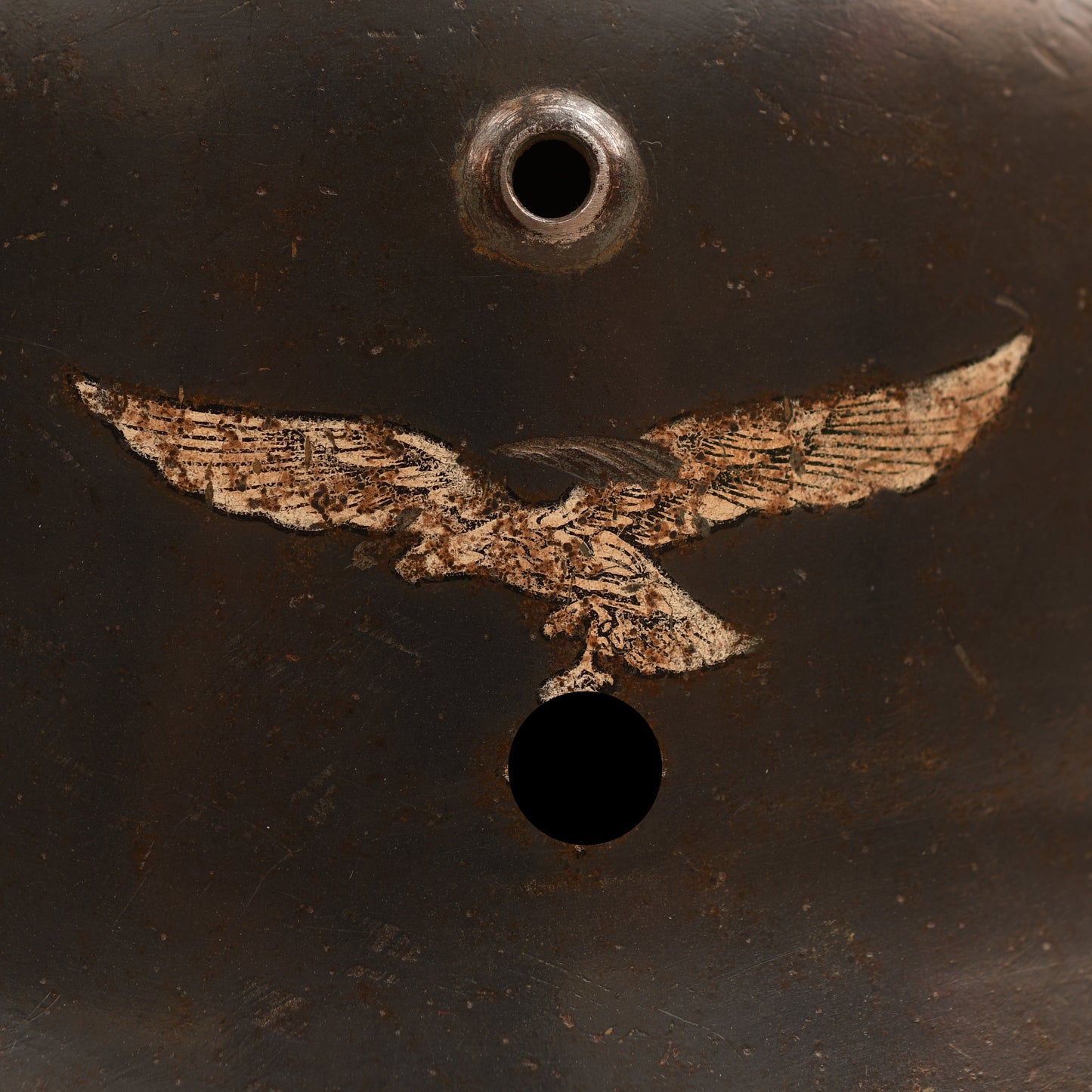 GERMAN WWII LUFTWAFFE M.35 SINGLE OR DOUBLE DECAL COMBAT HELMET