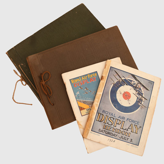 British WWI Early RAF Album and Ephemera Group (1926 & 1928)
