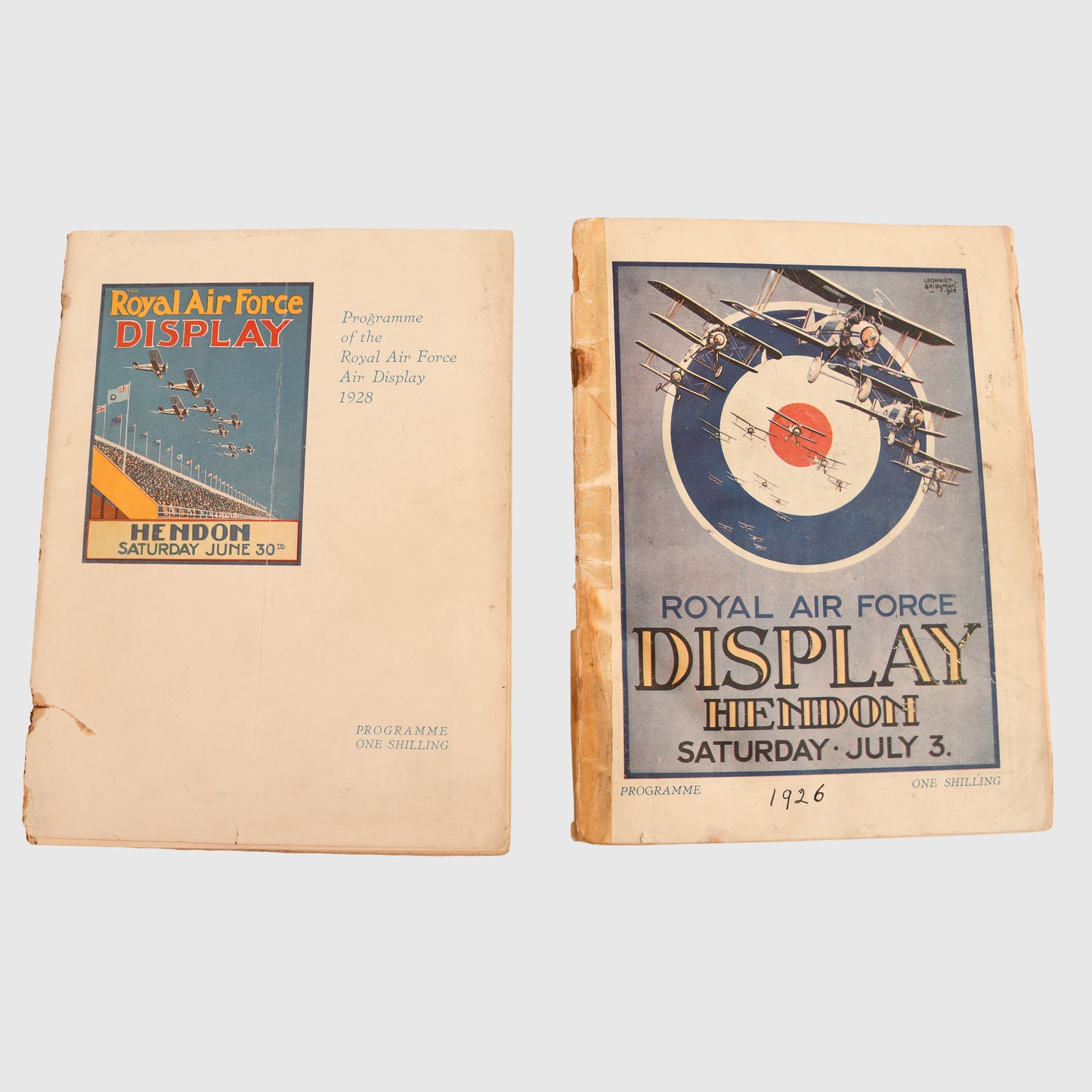 British WWI Early RAF Album and Ephemera Group (1926 & 1928)