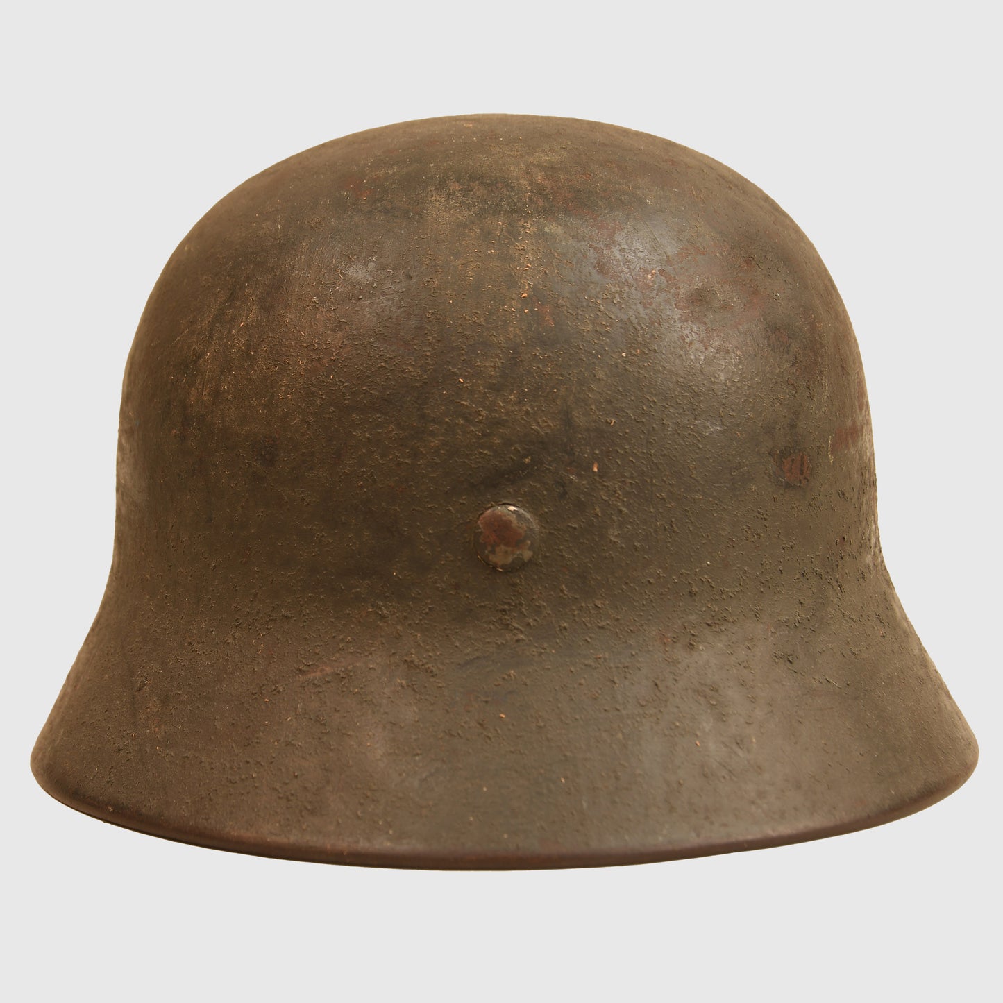 German WWII Wood Chip Camouflage Combat Helmet