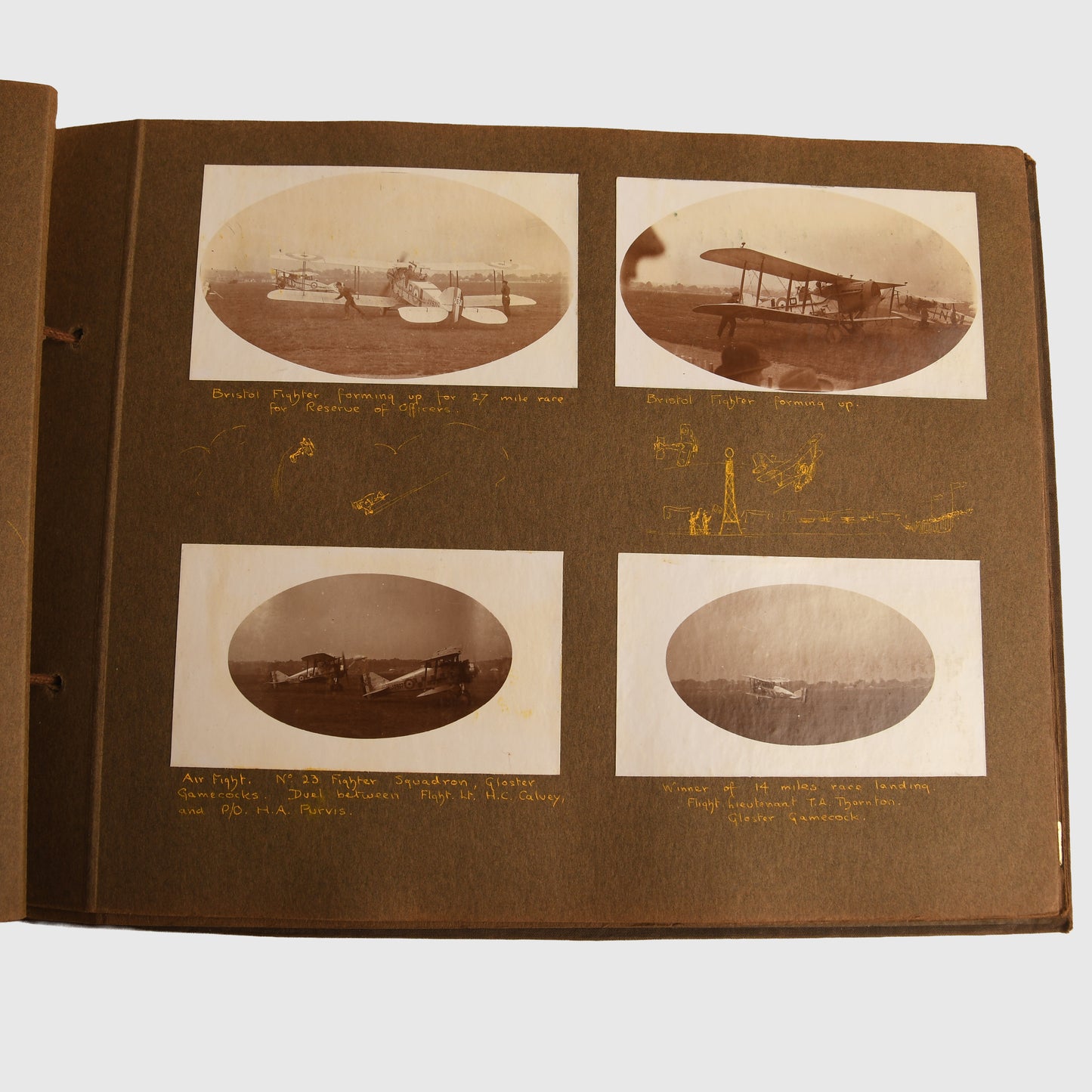 British WWI Early RAF Album and Ephemera Group (1926 & 1928)