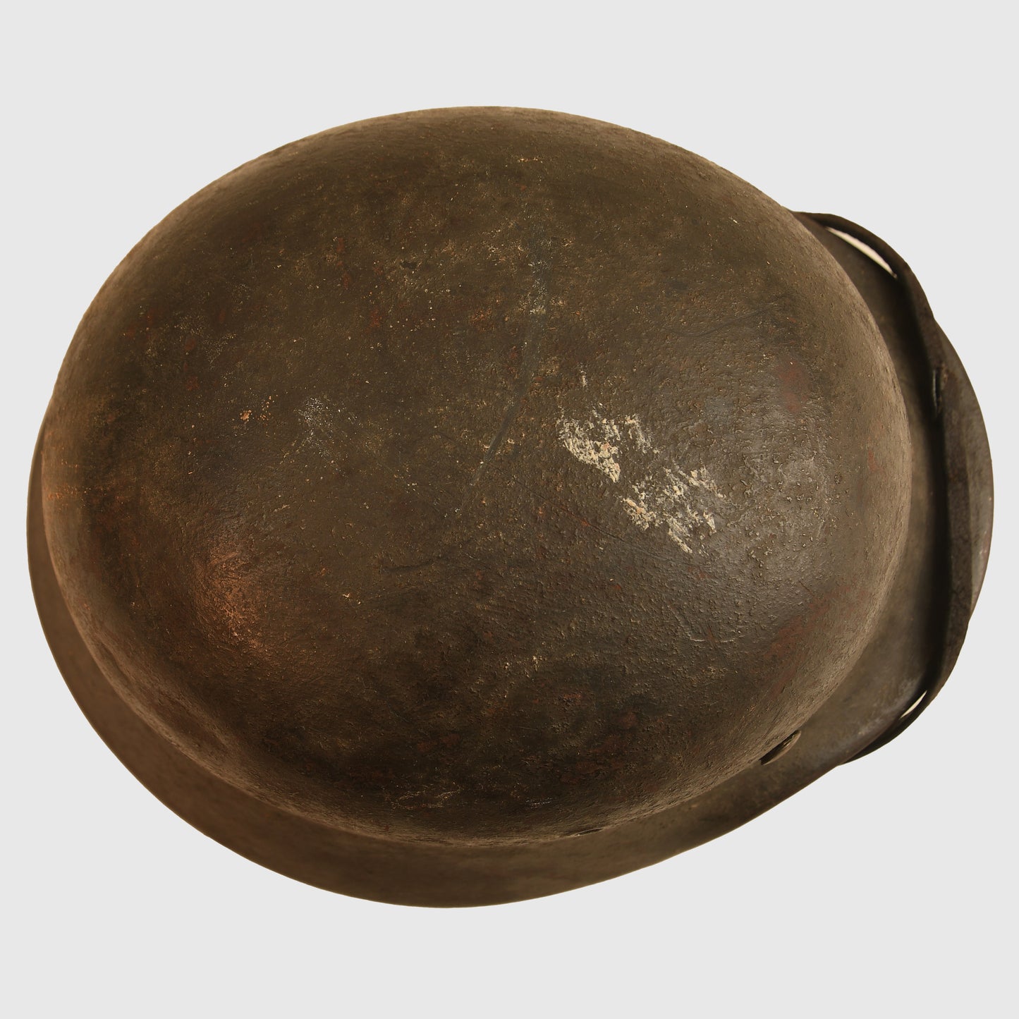 German WWII Wood Chip Camouflage Combat Helmet