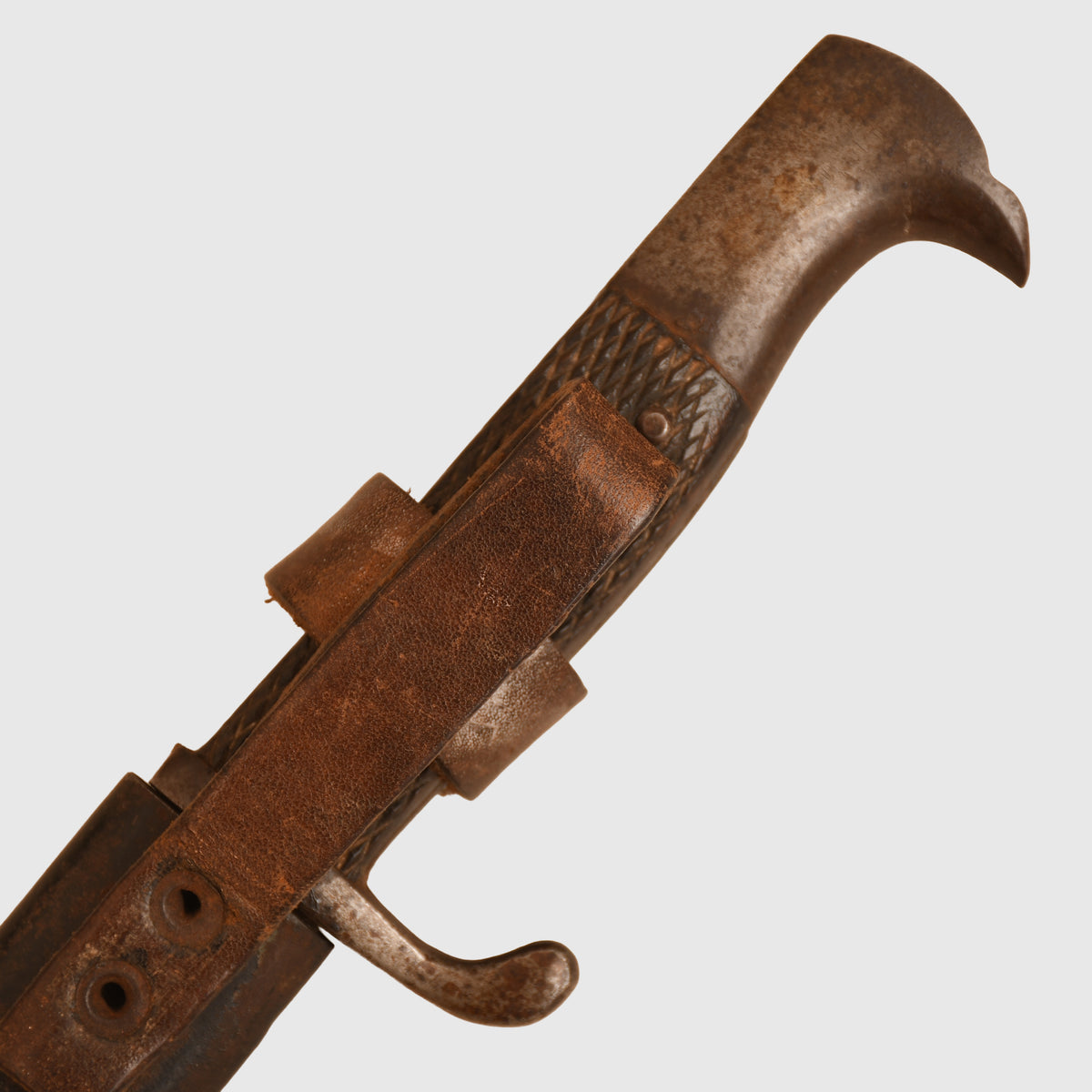 GERMAN WWI EAGLE HEADED FIGHTING DISPLAY PIECE
