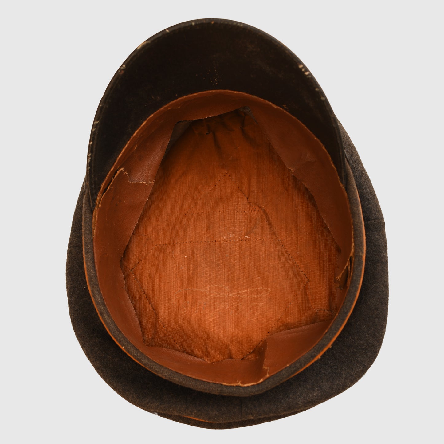 GERMAN WWII LUFTWAFFE SIGNALS MANS OR NCO VISOR CAP