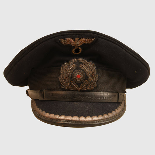 German WWII Kriegsmarine Junior Officer’s Visor Cap