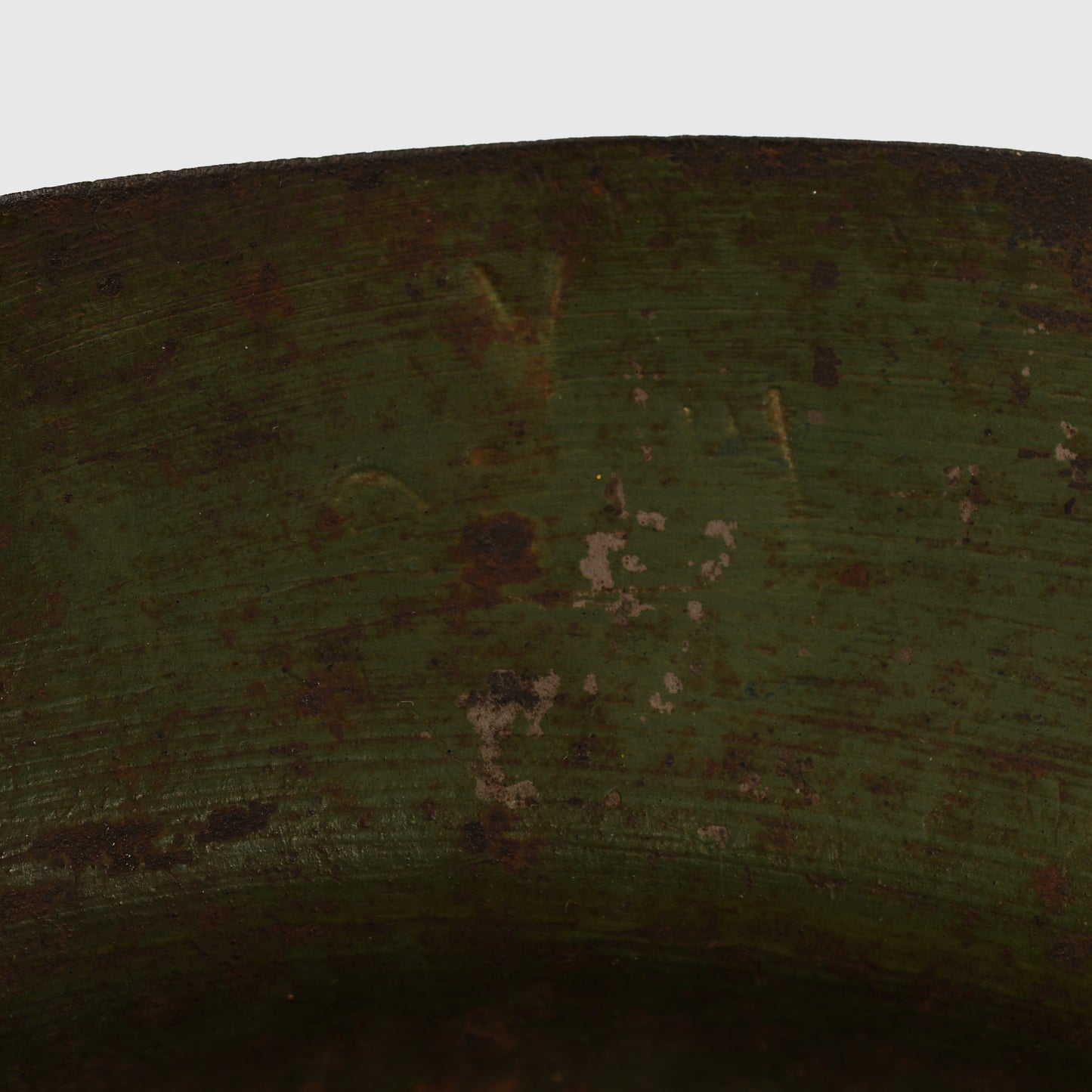BRITISH WWI LANCASHIRE FUSILIERS BATTLE DAMAGED - POSSIBLE SOMM BATTLEFIELD PICK UP HELMET