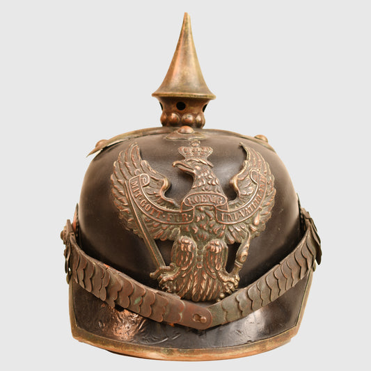 German WWI Prussian 1860/1870 Model Enlisted Ranks Dragoon Helmet
