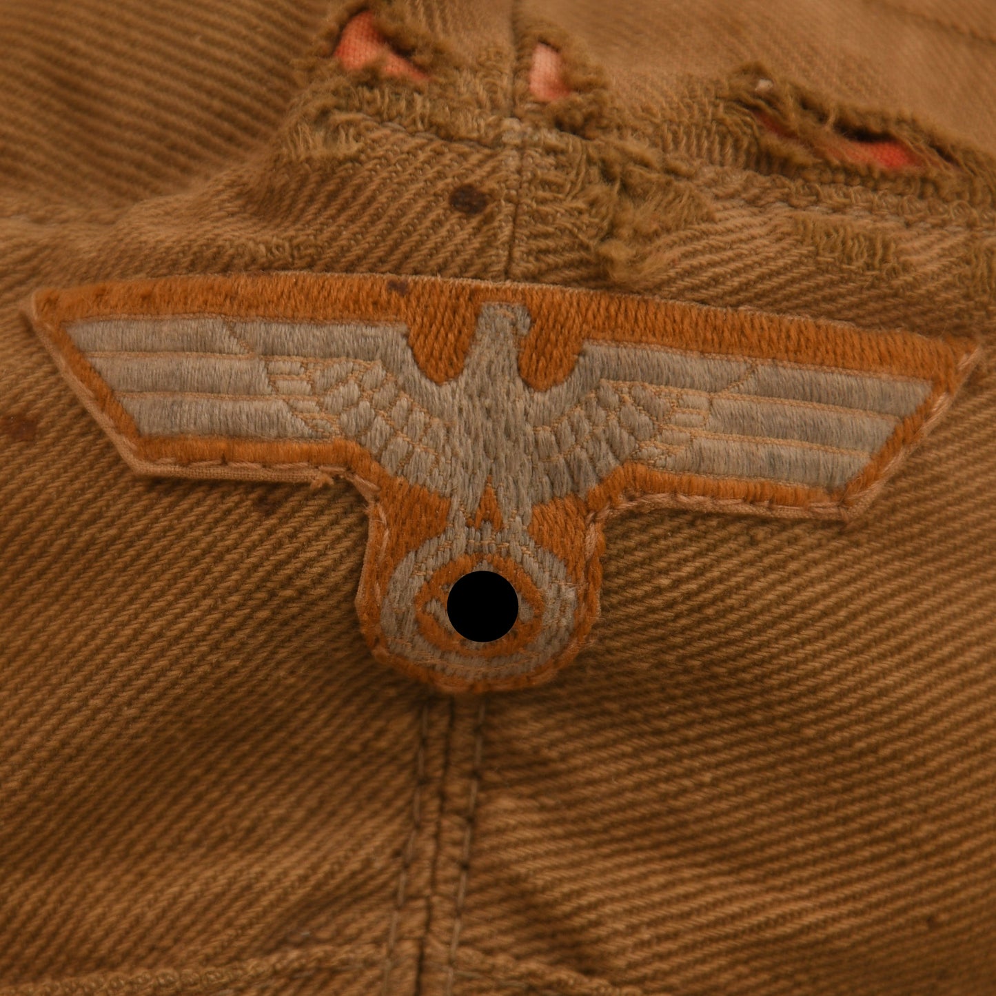 GERMAN WWII ARFIKAKORPS 2ND PATT TROPICAL FIELD CAP