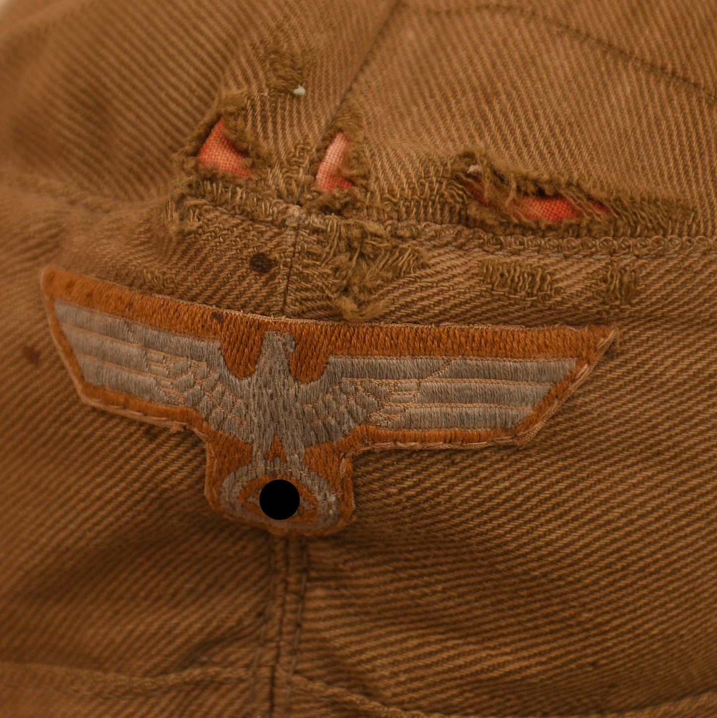 GERMAN WWII ARFIKAKORPS 2ND PATT TROPICAL FIELD CAP
