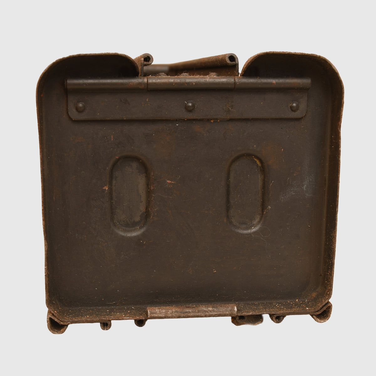 GERMAN WWII MG34 DOUBLE DRUM MAGAZINES AND CARRIER