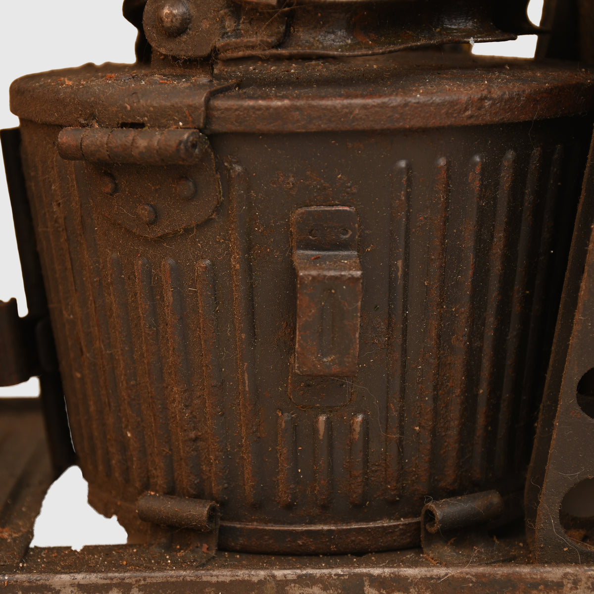 GERMAN WWII MG34 DOUBLE DRUM MAGAZINES AND CARRIER