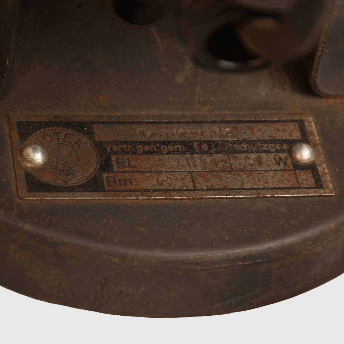GERMAN WWII NOTEK BUNKER LAMP