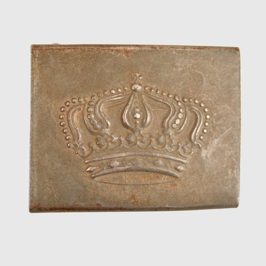 German WWI Hessian Enlisted Man’s Belt Buckle in Steel