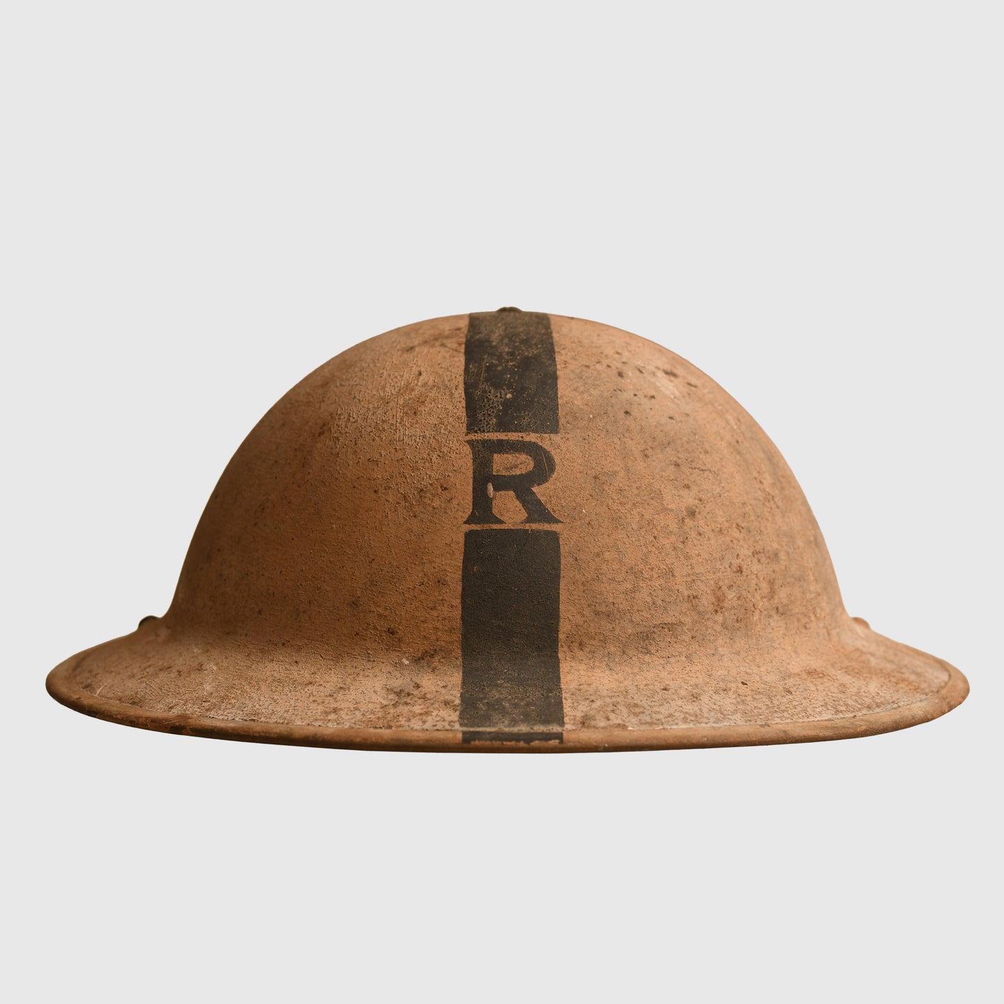 BRITISH WWII RESCUE BRODIE HELMET