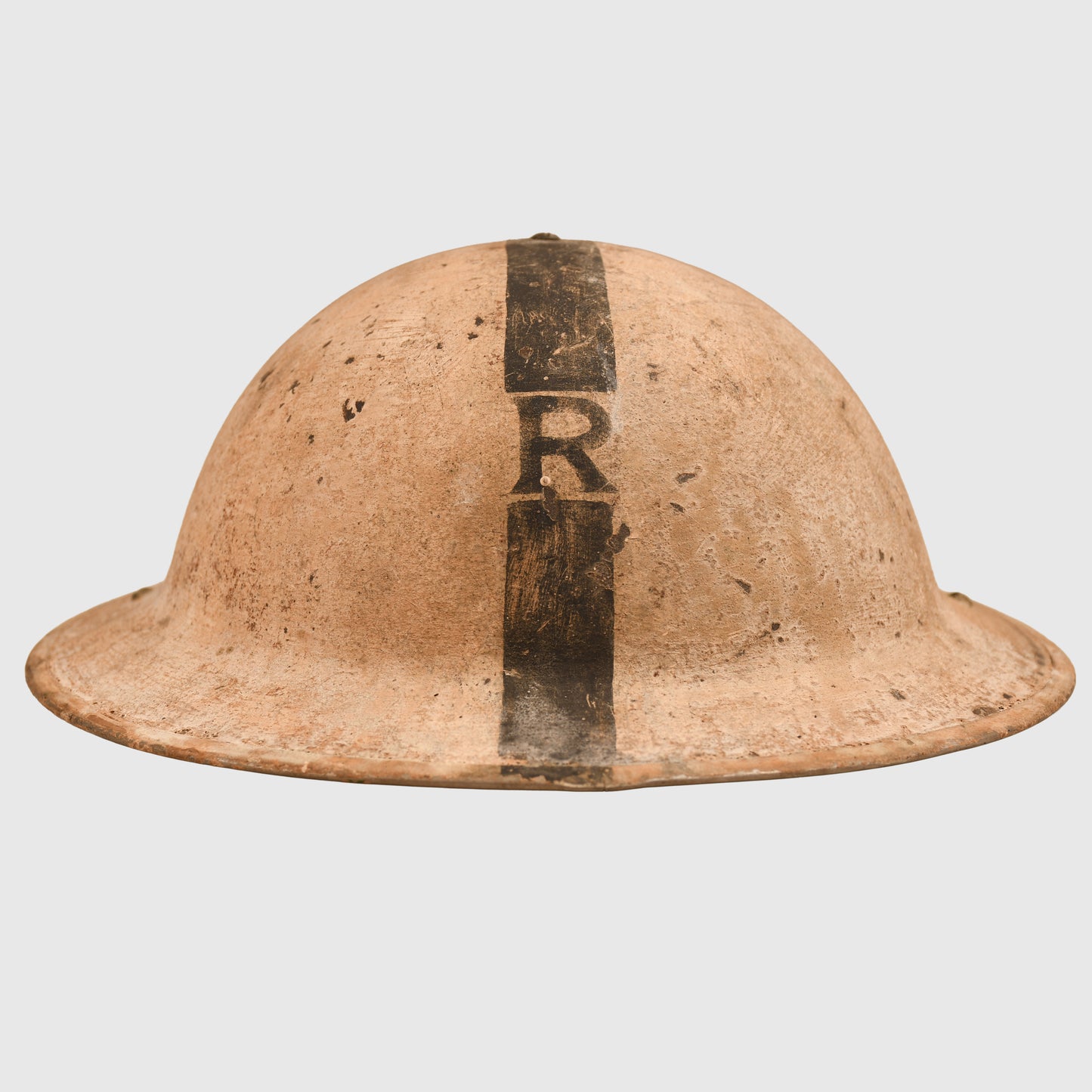 BRITISH WWII RESCUE BRODIE HELMET