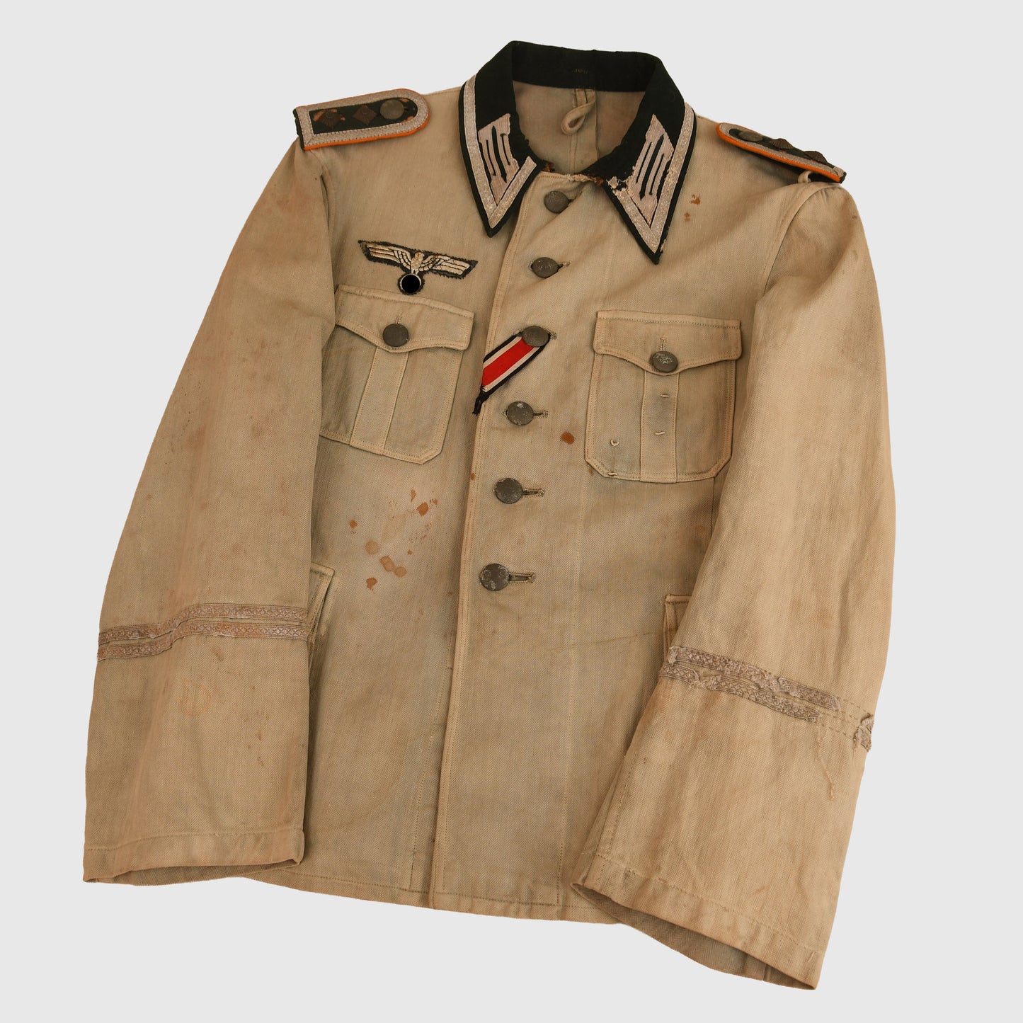 German WWII Army Herringbone Twill Southern Front Tunic