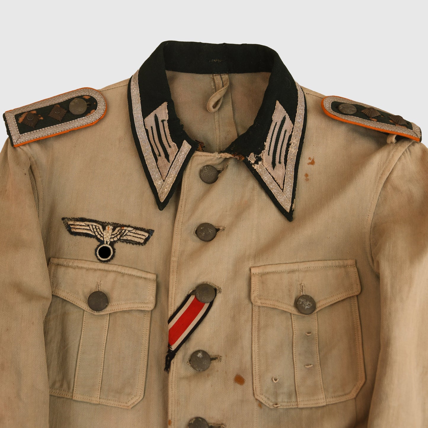 German WWII Army Herringbone Twill Southern Front Tunic