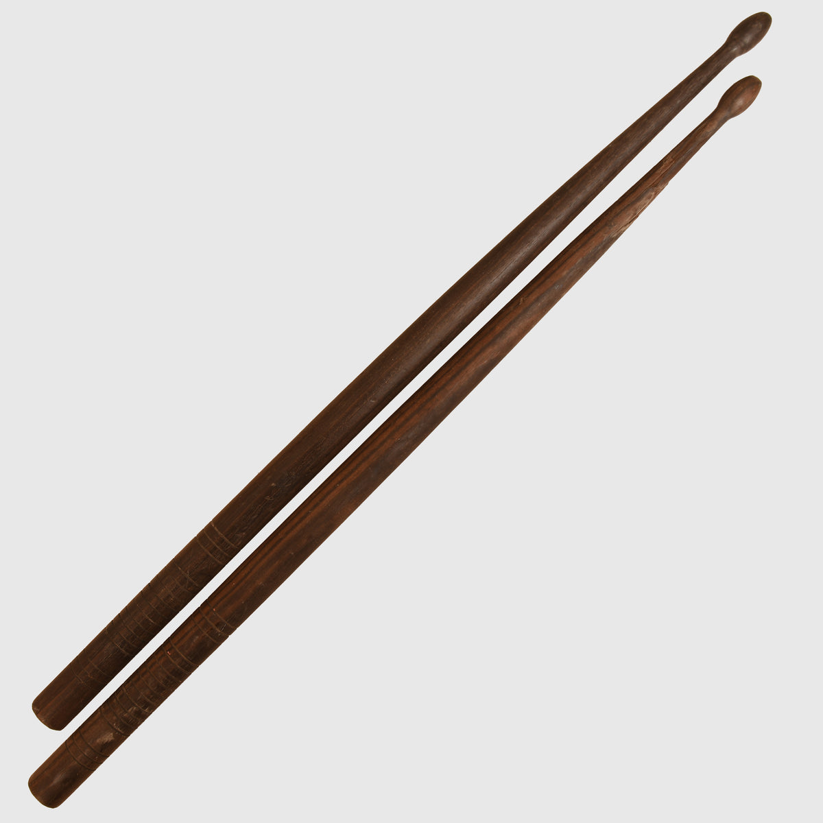 GERMAN WWII PAIR OF WOODEN DRUM STICKS FOR USE BY MILITARY BANDSMEN