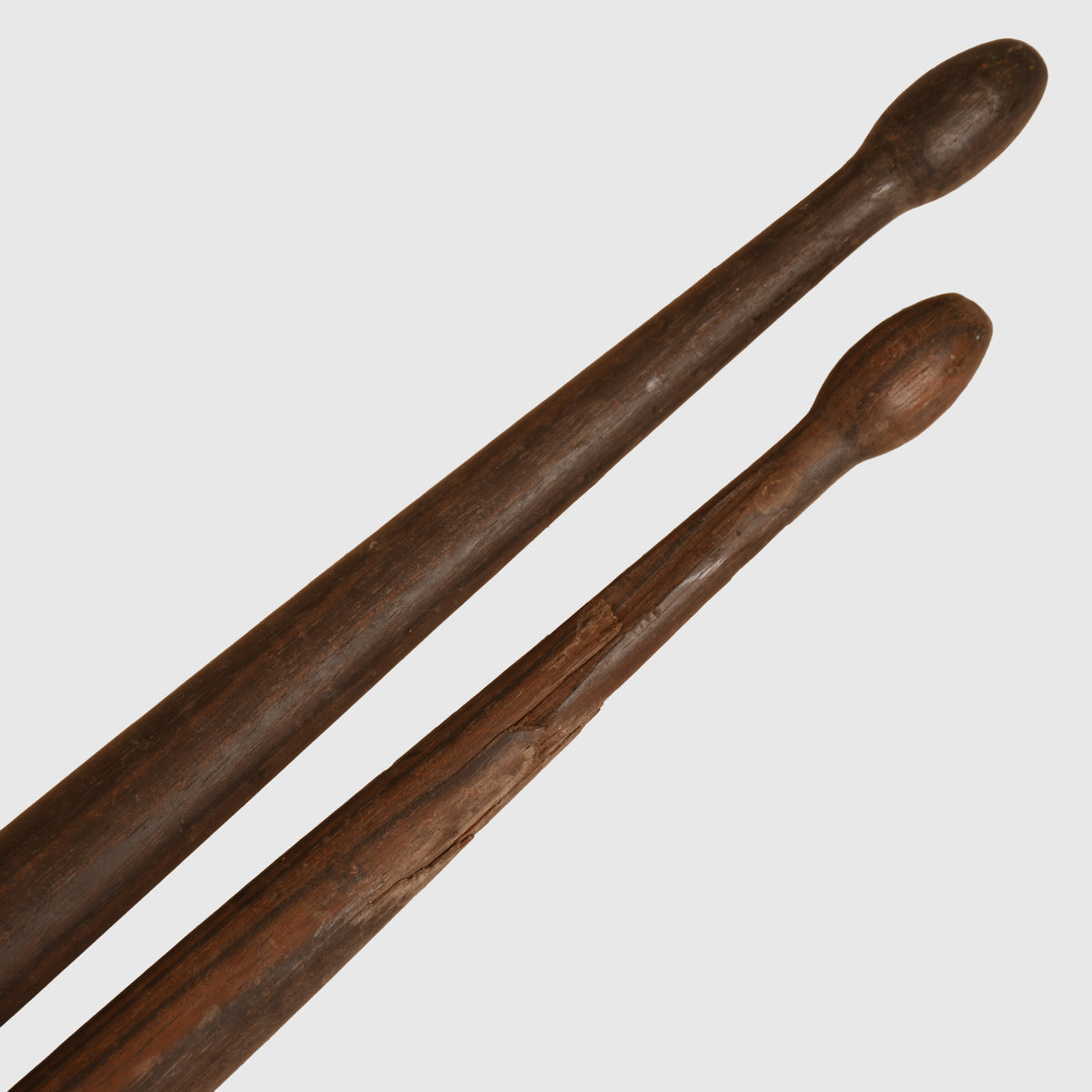 GERMAN WWII PAIR OF WOODEN DRUM STICKS FOR USE BY MILITARY BANDSMEN